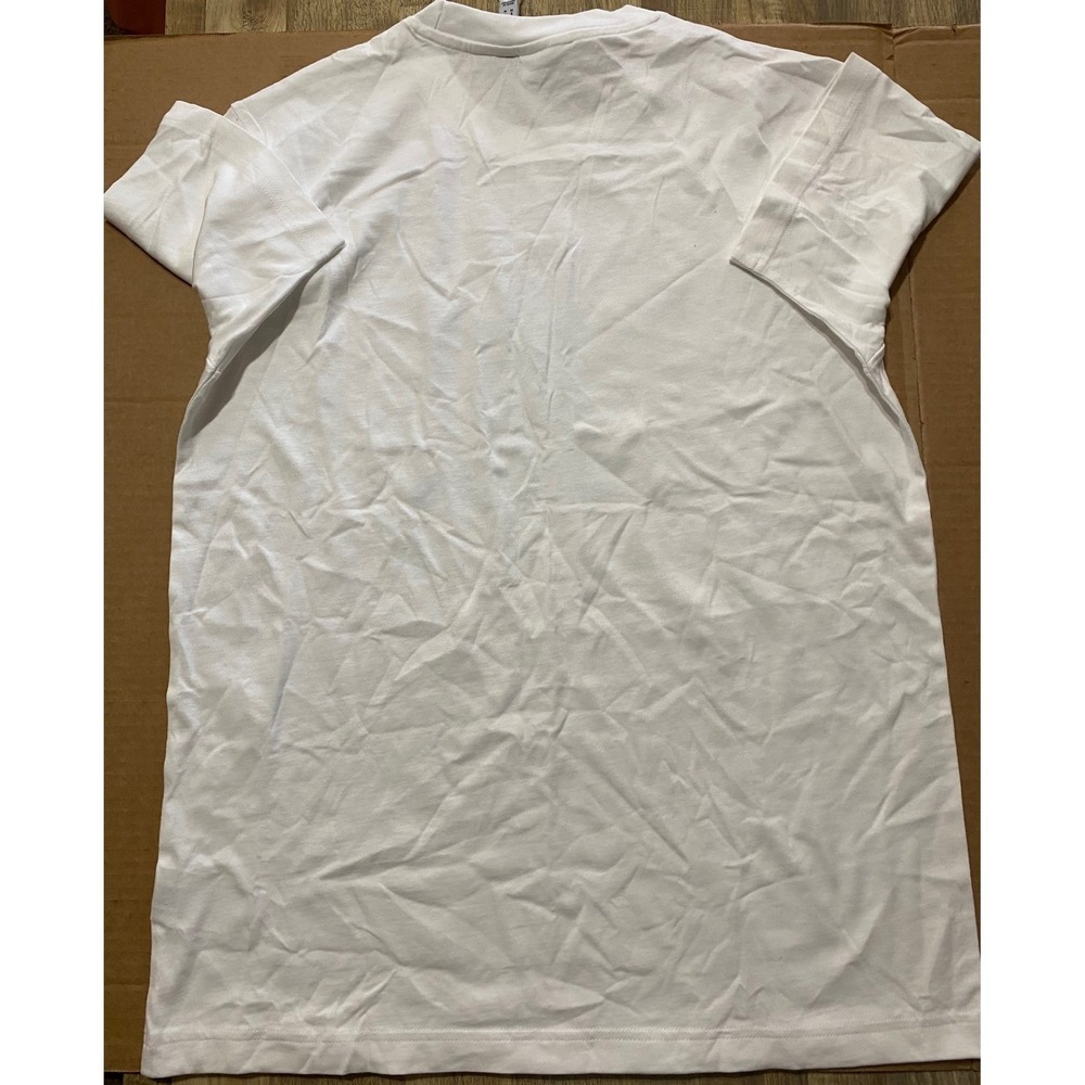 Adidas Originals Mens Trefoil Logo T-Shirt White Black 100% Cotton Size M NWT - Picture 6 of 6